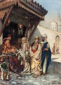 unknow artist Arab or Arabic people and life. Orientalism oil paintings 596